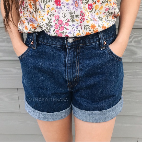 Levi’s Vintage 550 Relaxed Cotton Mom Shorts - Picture 2 of 6